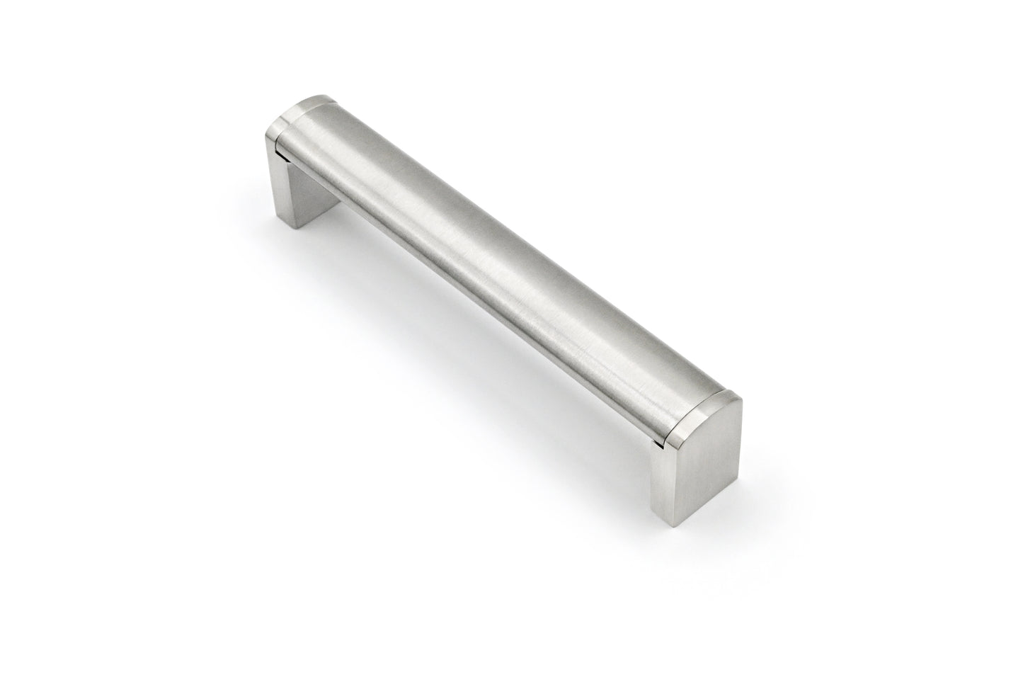 Kirra Cabinet Handle Stainless Steel Bar & Satin Nickel Leg