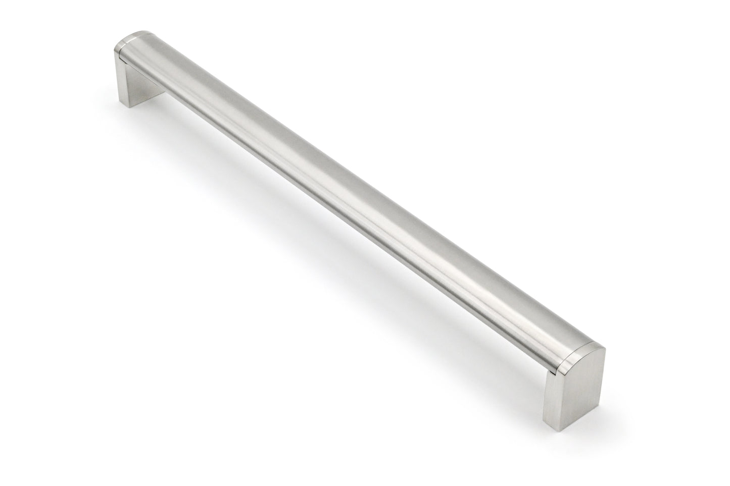 Kirra Cabinet Handle Stainless Steel Bar & Satin Nickel Leg