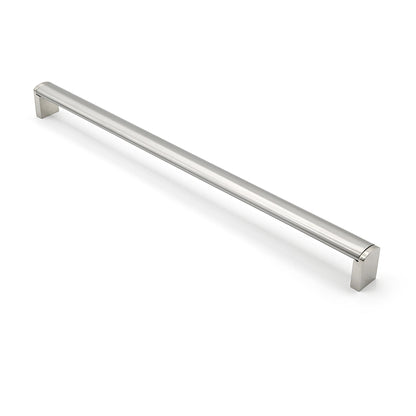 Kirra Cabinet Handle Stainless Steel Bar & Satin Nickel Leg