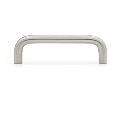 Metallic cabinet handle