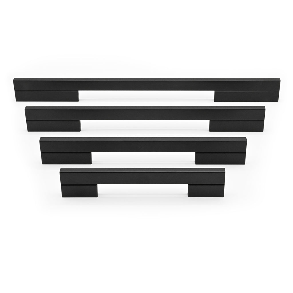 Carrara Cabinet Handle Matt Black
