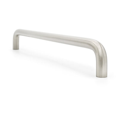 Metallic cabinet handle