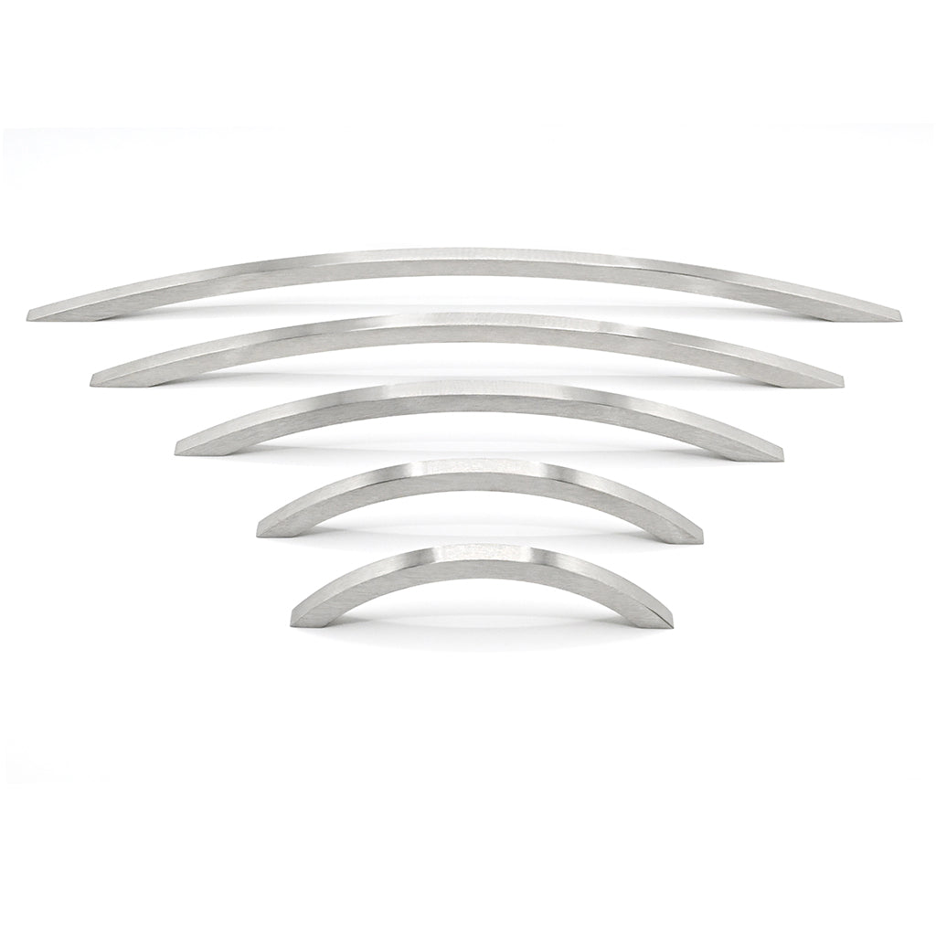 Set of metallic hair clips on a white background