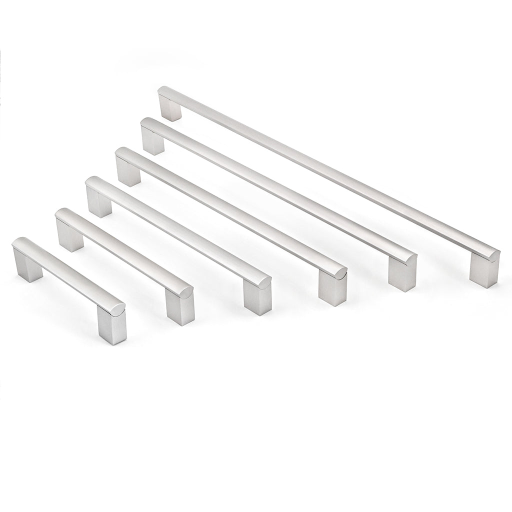 Casino Cabinet Handle Brushed Aluminium