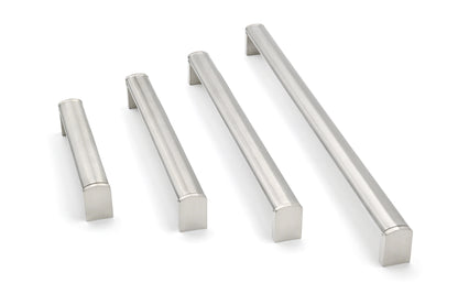 Kirra Cabinet Handle Stainless Steel Bar & Satin Nickel Leg